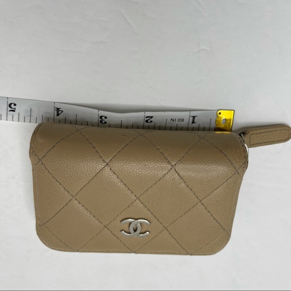 CHANEL Quilted Zip Around Coin Purse - Picture 11 of 16